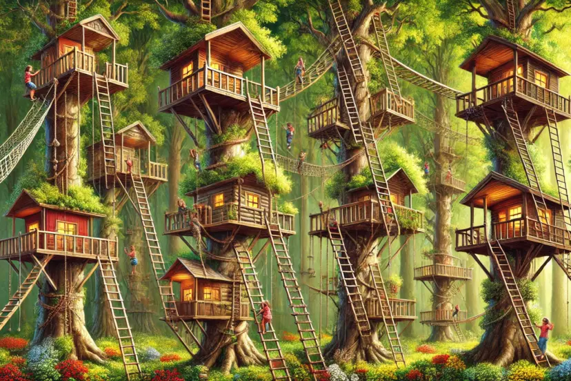 treehouse ladders