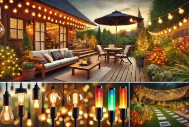 solar powered string lights