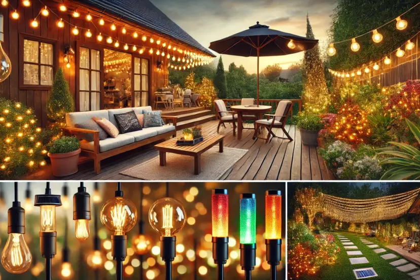 solar powered string lights