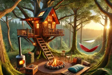 tree house camping
