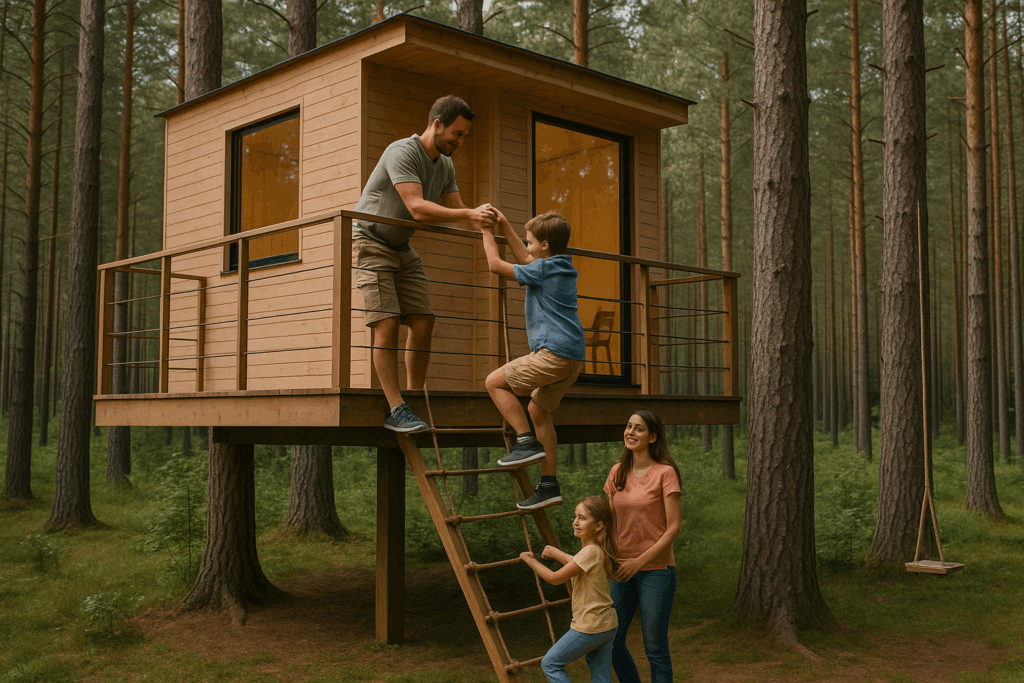 pine tree house