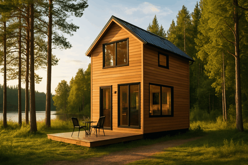 two story tiny house