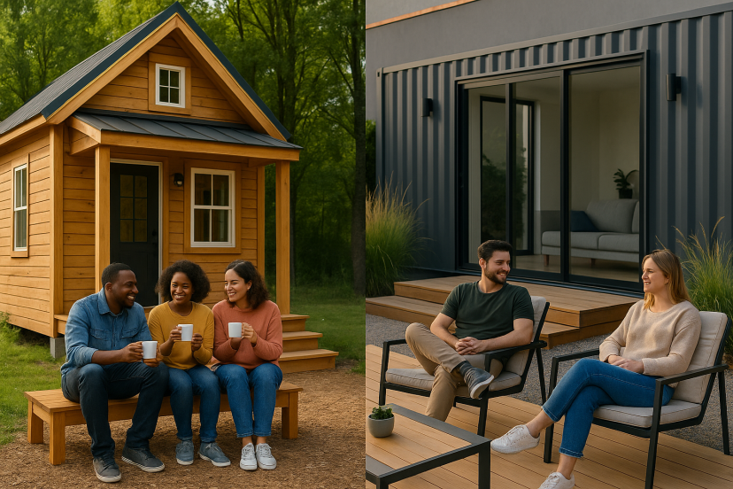 20 foot container home vs tiny house