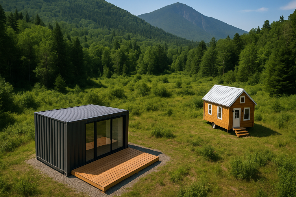 20 foot container home vs tiny house