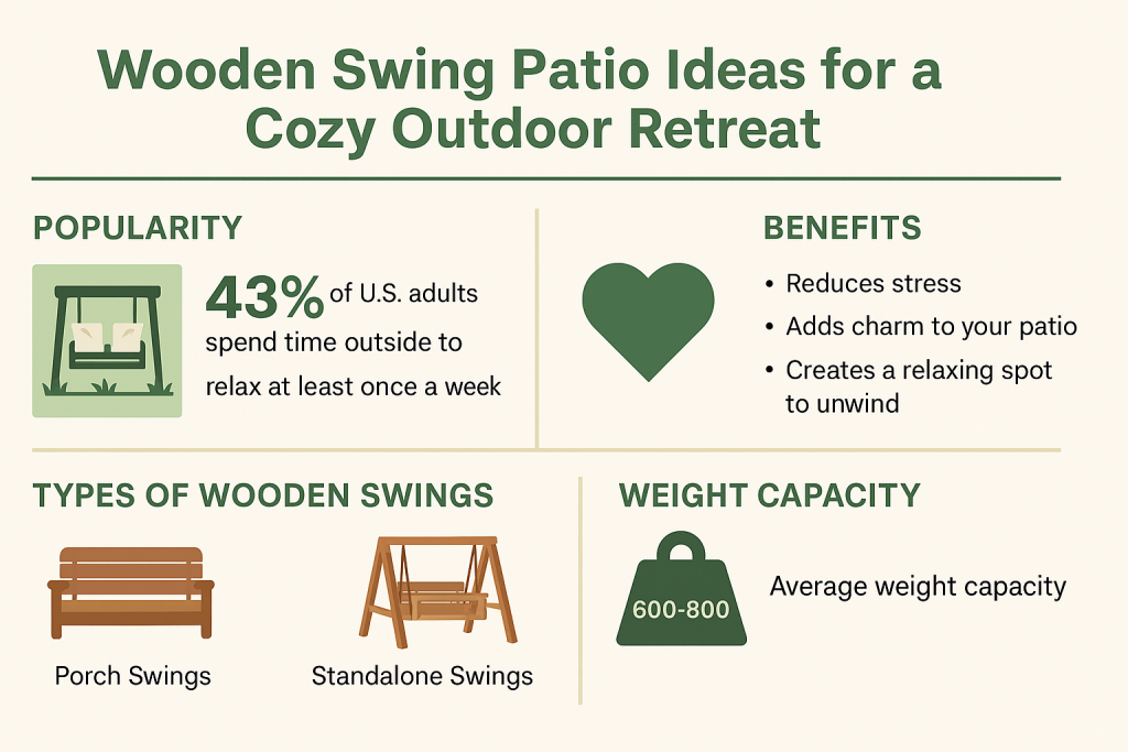 wooden swing patio