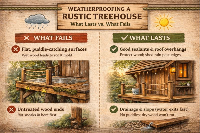 Rustic Treehouse Design