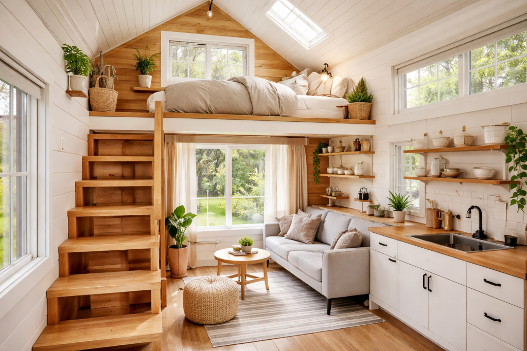 tiny house loft