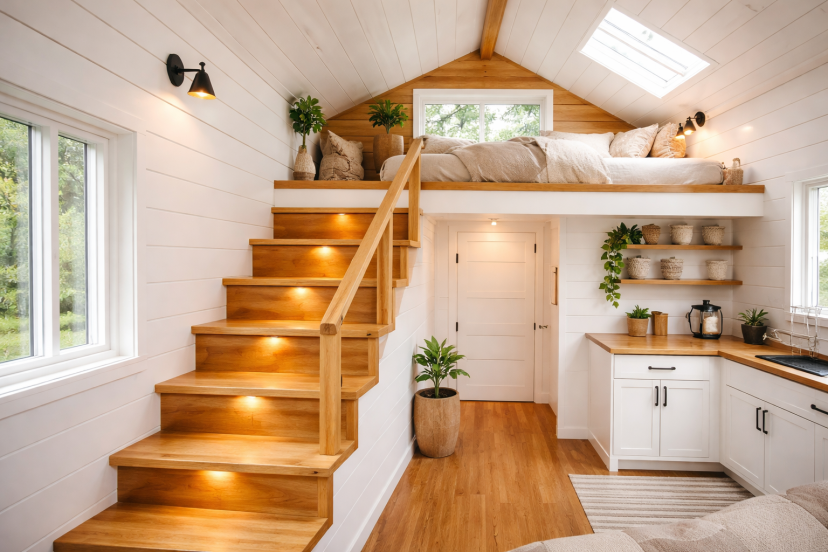 tiny house loft