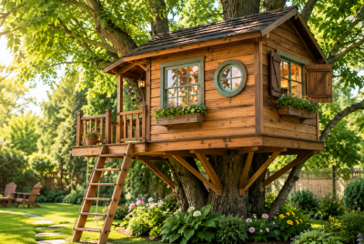 Treehouse Window Ideas