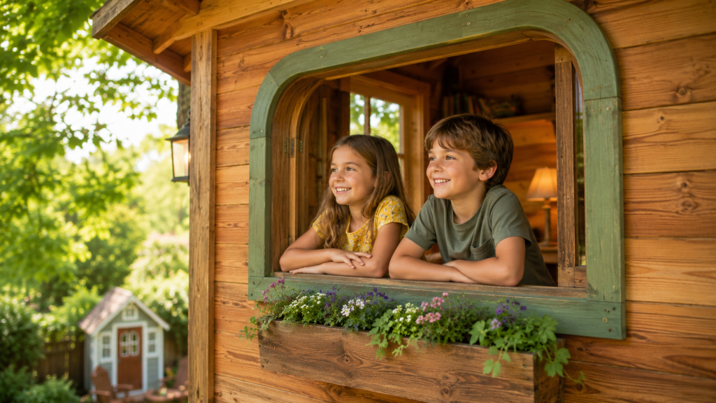 Treehouse Window Ideas
