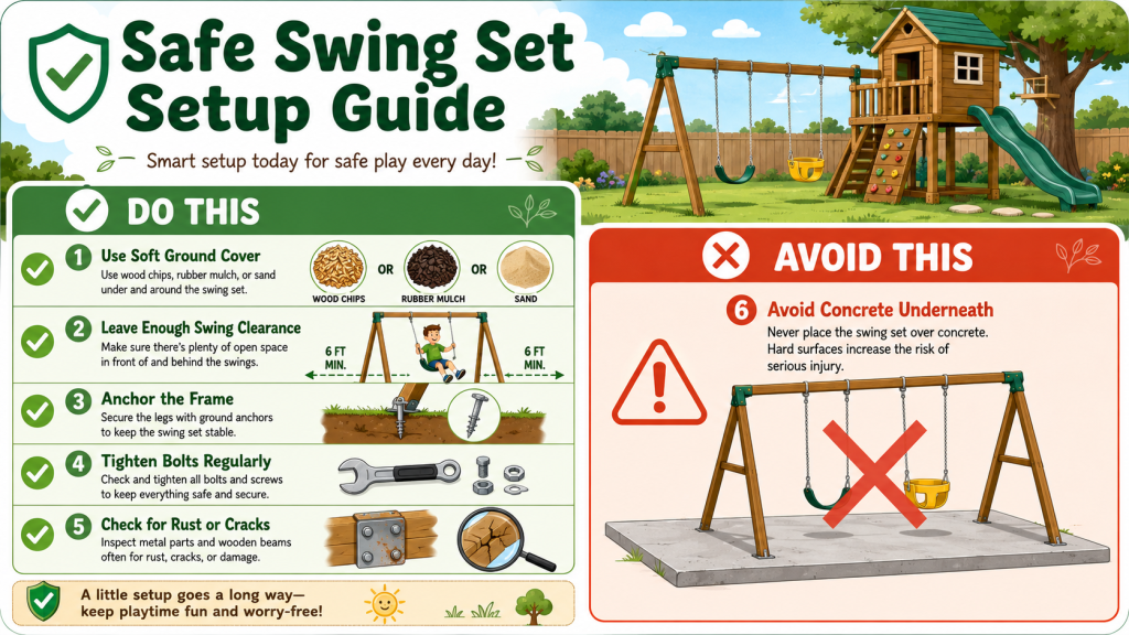 swing set brackets