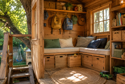 Treehouse Storage Ideas