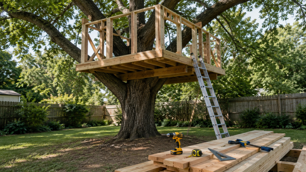 how to build a treehouse