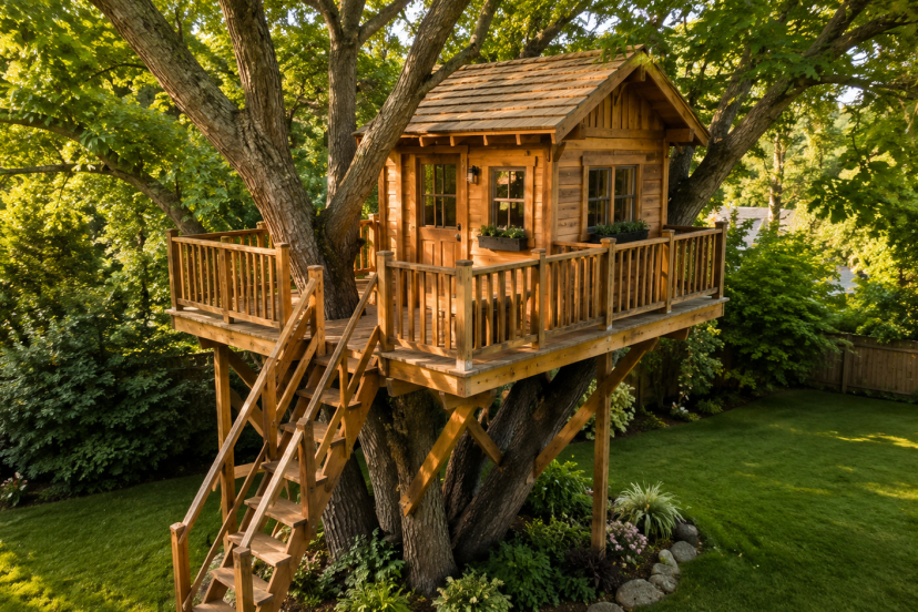 how to build a treehouse
