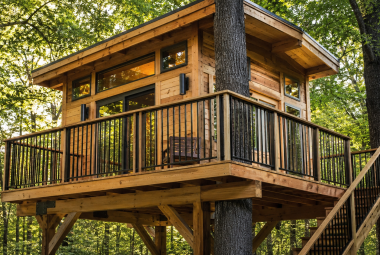 Treehouse Railing Ideas