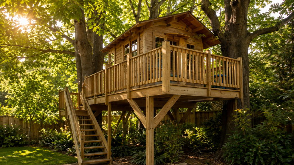 Treehouse Railing Ideas