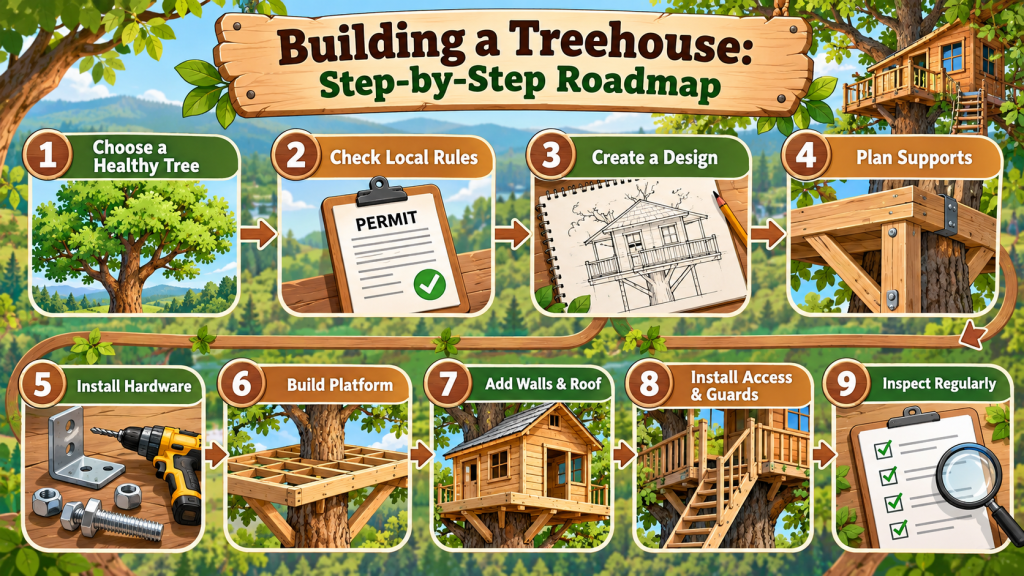 building a treehouse