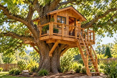 building a treehouse