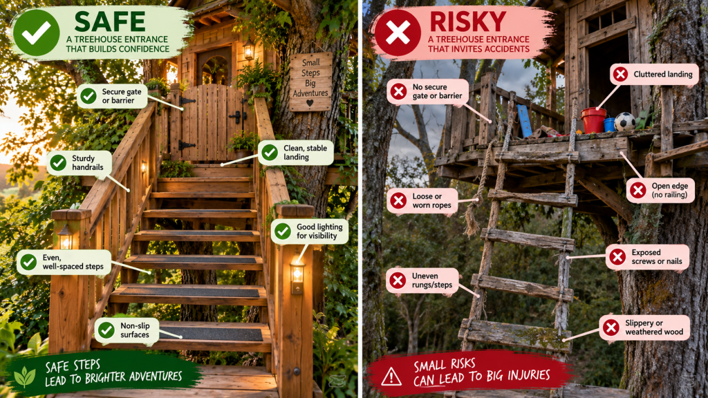 Treehouse Entrance