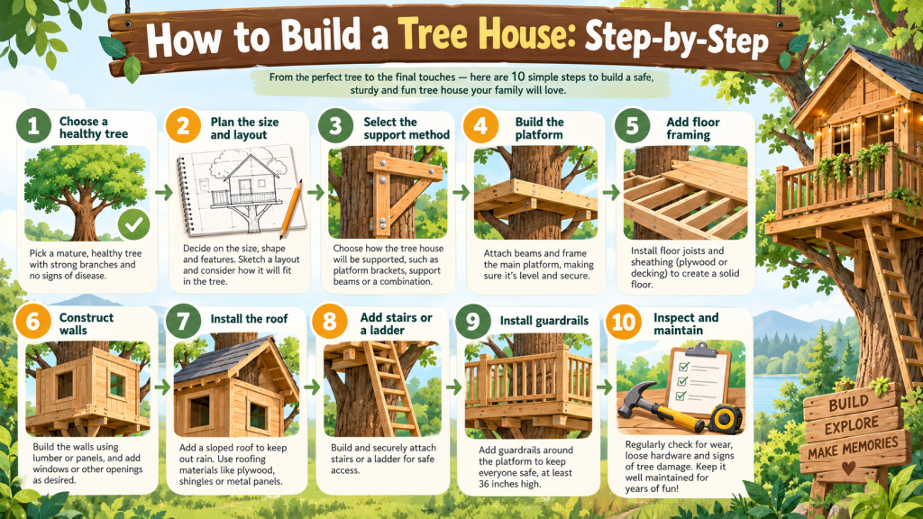 how to build a tree house